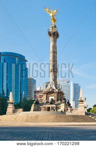 The Angel of Independence in Mexico City