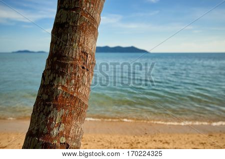 Beautiful tropical beach at island Koh Chang Thailand.