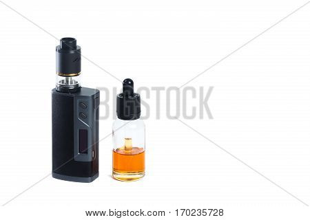 E-cigarette or vaping device isolated on white background