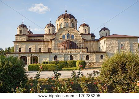 Orthodox Zabriceni monastery at the north of republic of moldova