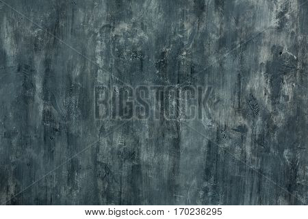 Smeared putty. The background. the cement wall
