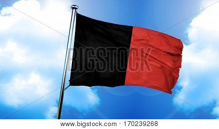 namur, namen flag, 3D rendering
