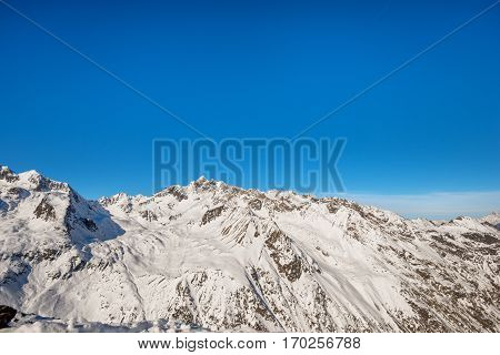 Amazing winter and snow  in the forest  mountains