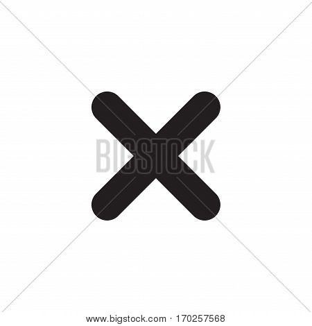 Cross Sign Red Element