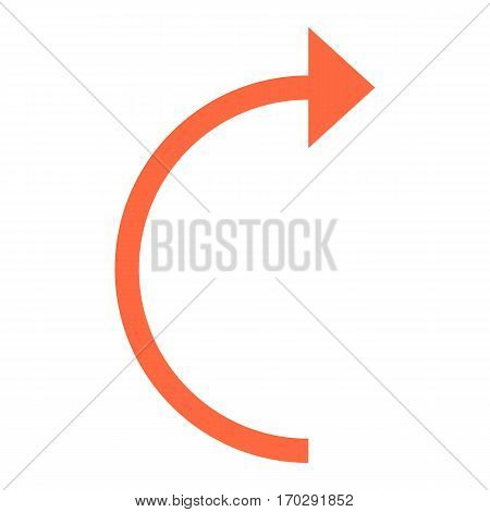Use it in all your designs. Arrow sign undo, left, right, down, up icons. Quick and easy recolorable graphic element in technique vector illustration