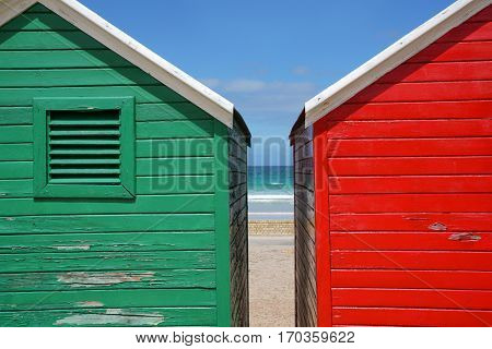 Fish Hoek beach huts