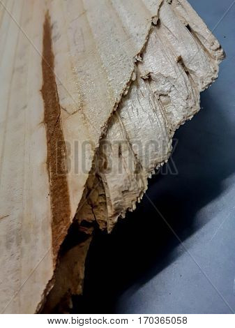 Light ocher brown painted old wood background.
