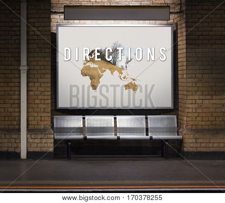 Journey Travel Destination Navigation Graphic Word