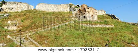 The Orthodox Church Of Holy Trinity At Kala Fortless Over Berat