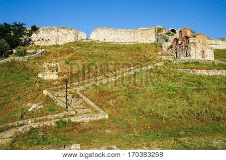 The Orthodox Church Of Holy Trinity At Kala Fortless Over Berat