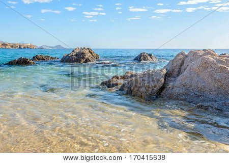 Playa El Chileno Beach, Cabo San Lucas, Mexico.