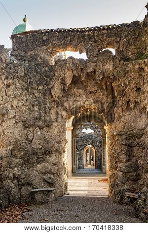 Nymphaeum In Villa Litta's Garden, Lainate Near Milan