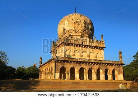 Historic Quli Qutbshahi tombs in Hyderabad, India