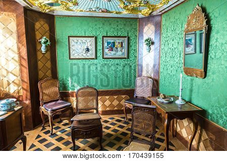 Interior Of Rundale Palace In Latvia