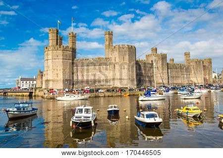 Caernarfon Castle In Wales