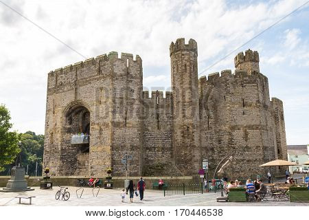 Caernarfon Castle In Wales