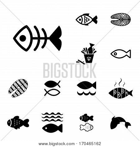 Fish Icon Isolated