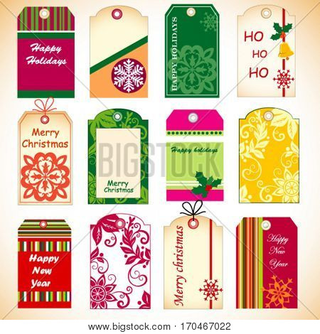 Holiday tags