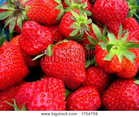 Strawberries From The Farmers Market