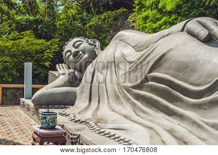 Sleeping Buddha At The Long Son Pagoda In Nha Trang