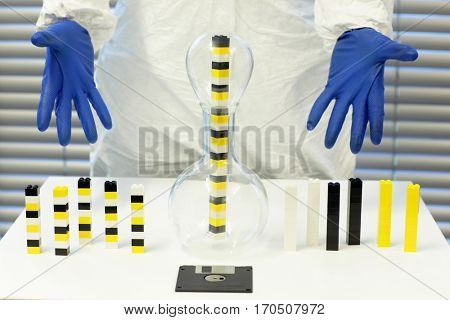 mankind races  - ethnic and multi ethnic - scientific model - concept