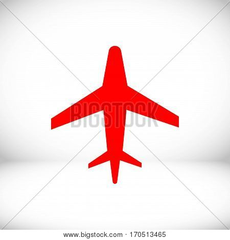 aircraft icon stock vector illustration flat design