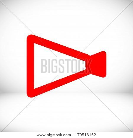 announcement icon stock vector illustration flat design