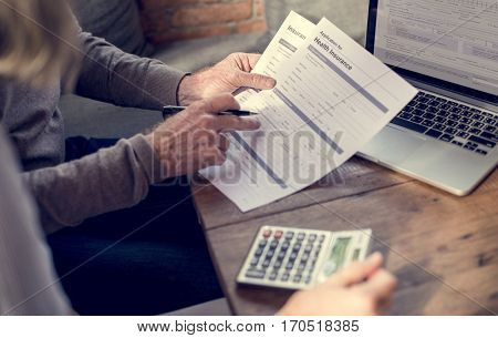 Mature Couple Insurance Sign Up Form