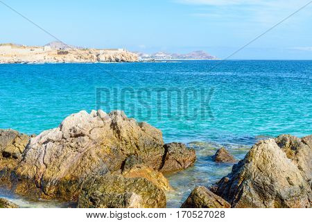 Playa El Chileno Beach, Cabo San Lucas, Mexico.