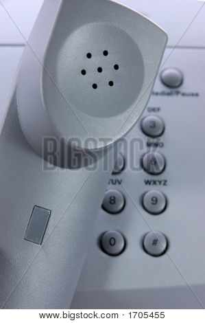 Telefon cső és a numerikus billentyűzeten