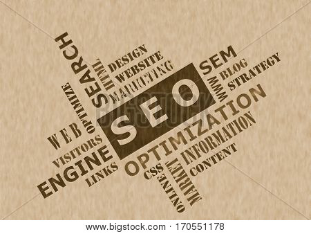 The SEO concept  - Search Engine Optimization