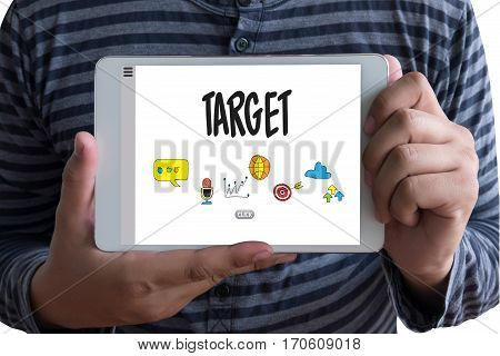 Entrepreneur Business Venture Target To Goals Expansion  Marketing Concept