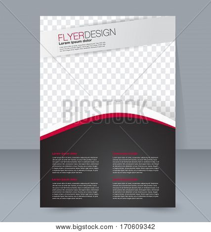 Abstract flyer design background. Brochure template. To be used for magazine cover business mockup education presentation report.