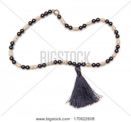 Elegant jewellery isolated on the white background