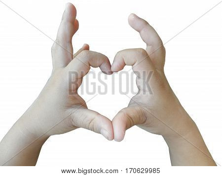 Heart of a Child is hand love