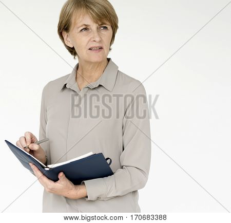 Studio People Shoot Portrait Isolated