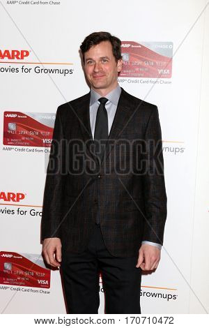LOS ANGELES - FEB 6:  Tom Everett Scott at the AARP Movies for Grownups Awards at Beverly Wilshire Hotel on February 6, 2017 in Beverly Hills, CA