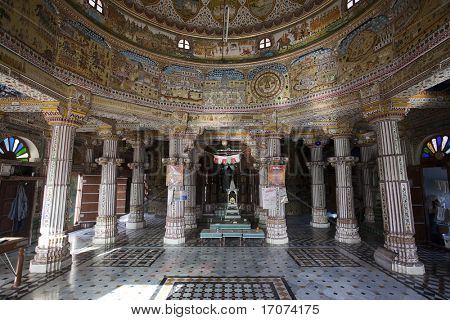 Laxmi Nath tempel i byen af Bikaner rajasthan stat i Indien