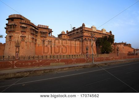 จุนากาห์ฟอร์ทในเมือง Bikaner รัฐราชสถานในอินเดีย