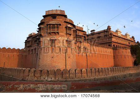 จุนากาห์ฟอร์ทในเมือง Bikaner รัฐราชสถานในอินเดีย