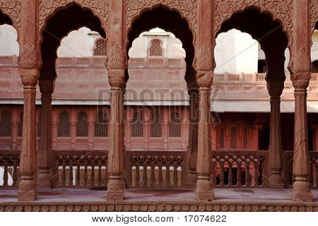 จุนากาห์ฟอร์ทในรัฐราชสถานเมือง Bikaner ใน indi