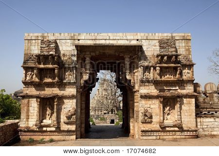 innerhalb der Chittorgarh Fort Aera im Bundesstaat Rajasthan