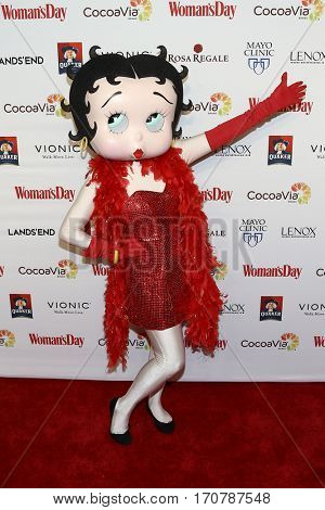 Betty Boop attends the 14th Annual Woman's Day Red Dress Awards at Jazz at Lincoln Center on February 7, 2017 in New York City.