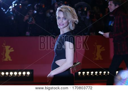  Heike Makatsch poses on the red carpet during opening ceremony of the 67th Berlinale International Film Festival at Grand Hyatt Hotel in Berlin, Germany on February 9, 2017.