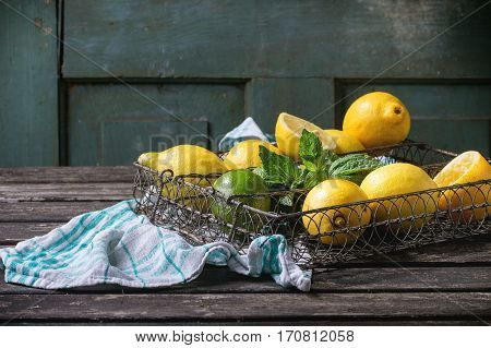 Lemons, Limes And Mint