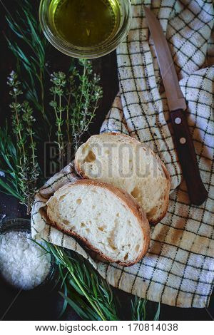 Fresh Baked Ciabatta Bread