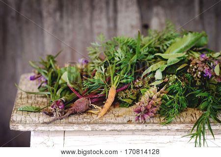 Herbs And Vegetables