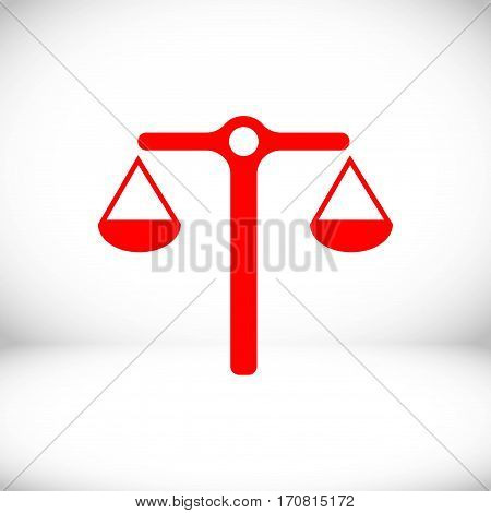 scales icon stock vector illustration stock vector illustration flat design