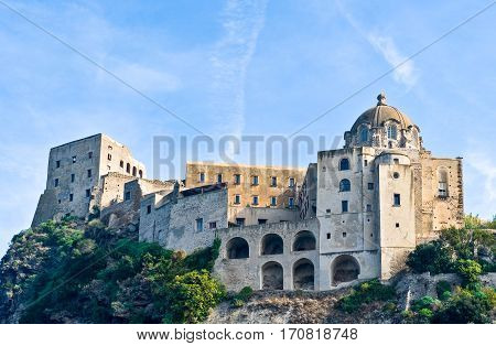 Italy, Ischia, Ischia Ponte, the Aragonese Castle