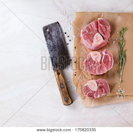 Raw Osso Buco